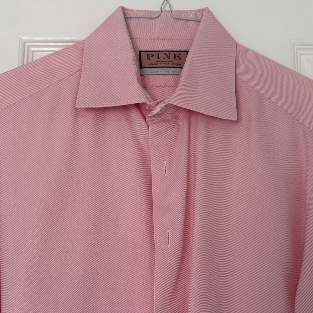 Thomas Pink Classic Pink Dress Shirt - Picture 3 of 4